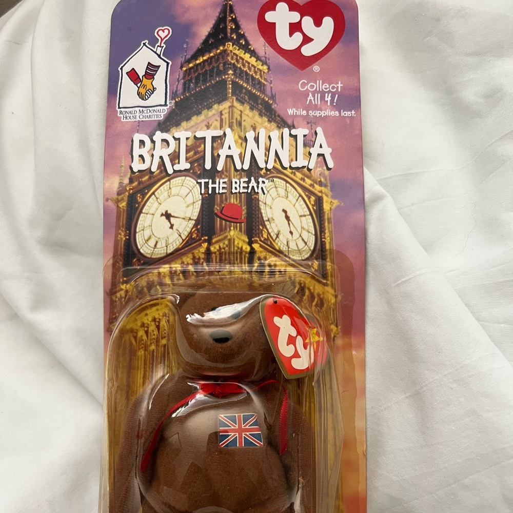 Britannia bear by Ty.
